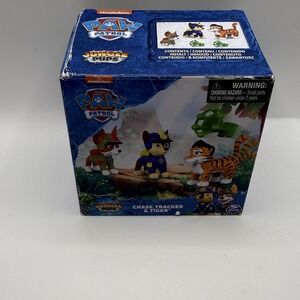 PAW Patrol Jungle Pups Chase Tracker & Tiger Figure Lot Spin Master Toy Set